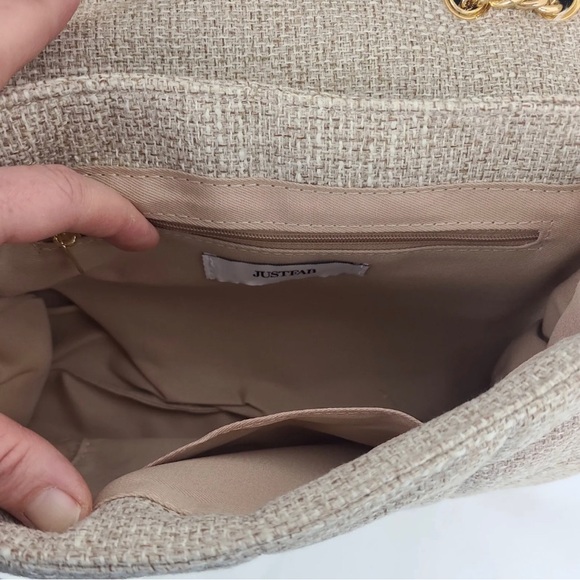 New with Tags: Convertible Chevron Crossbody with Gold Hardware - Picture 6 of 8